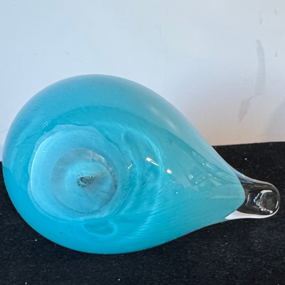 HQT-Blue and White Glass Bird Figurine - Picture 6 of 8